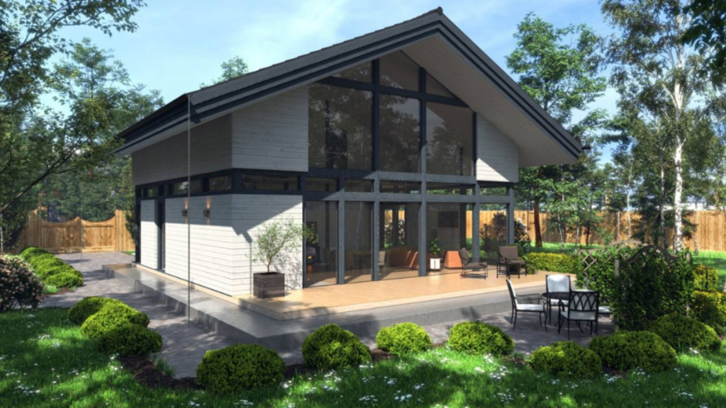 Casa de dos plantas casas ecológicas y modernas