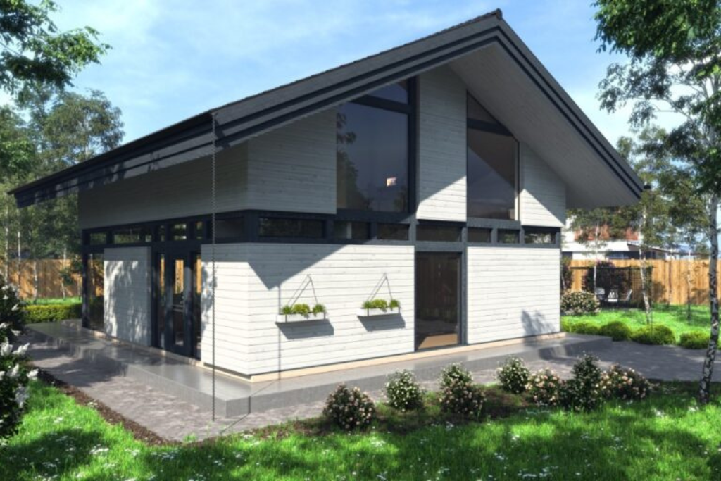 Casas con ventanales grandes