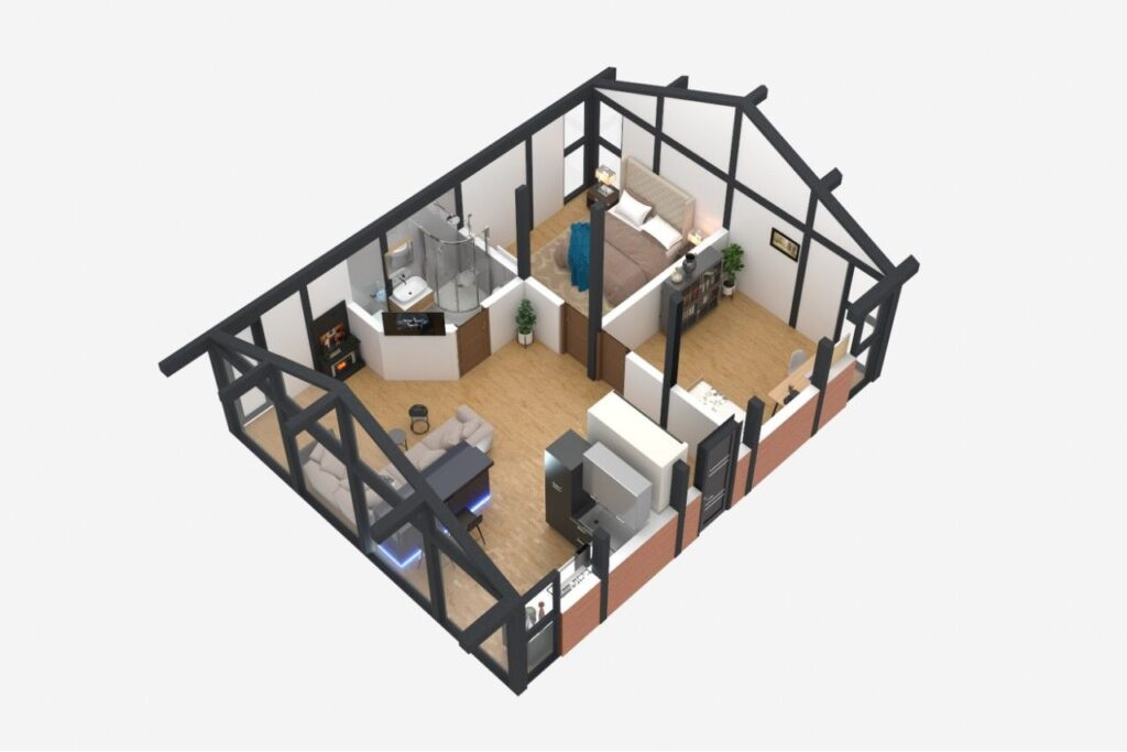 Diseño de interiores de casas pequeñas Diseño de habitaciones modernas